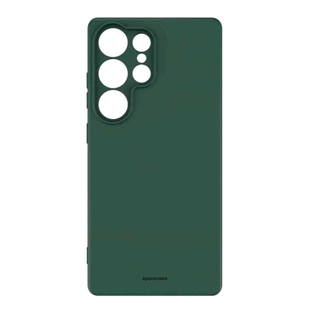 Θήκη Samsung Galaxy S25 Ultra Spacecase Silicone Case Σιλικόνης - Dark Green (5905719114893)