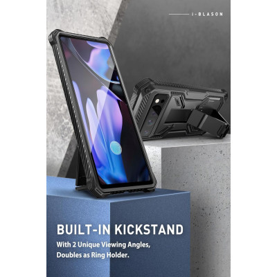 Θήκη Google Pixel 9 Pro XL Supcase i-Blason Armorbox Full Body 360° Ανθεκτική με KickStand - Black (843439151543)