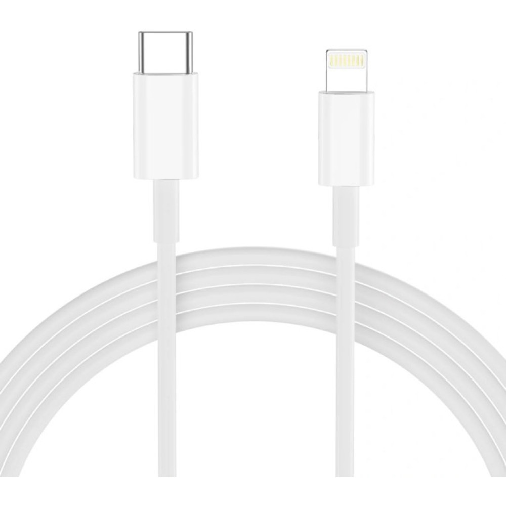 Φορτιστής Tech-Protect NC20W Αντάπτορας με 1 x Type-C 20W & 1 x Καλώδιο Type-C σε Lightning 100cm - White (5906302362899)