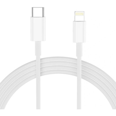 Φορτιστής Tech-Protect NC20W Αντάπτορας με 1 x Type-C 20W & 1 x Καλώδιο Type-C σε Lightning 100cm - White (5906302362899)