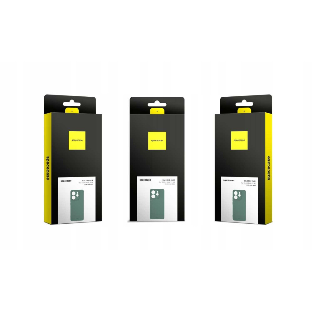 Θήκη Xiaomi Redmi Note 14 5G Spacecase Silicone Case Σιλικόνης - Dark Green (5905719117092)
