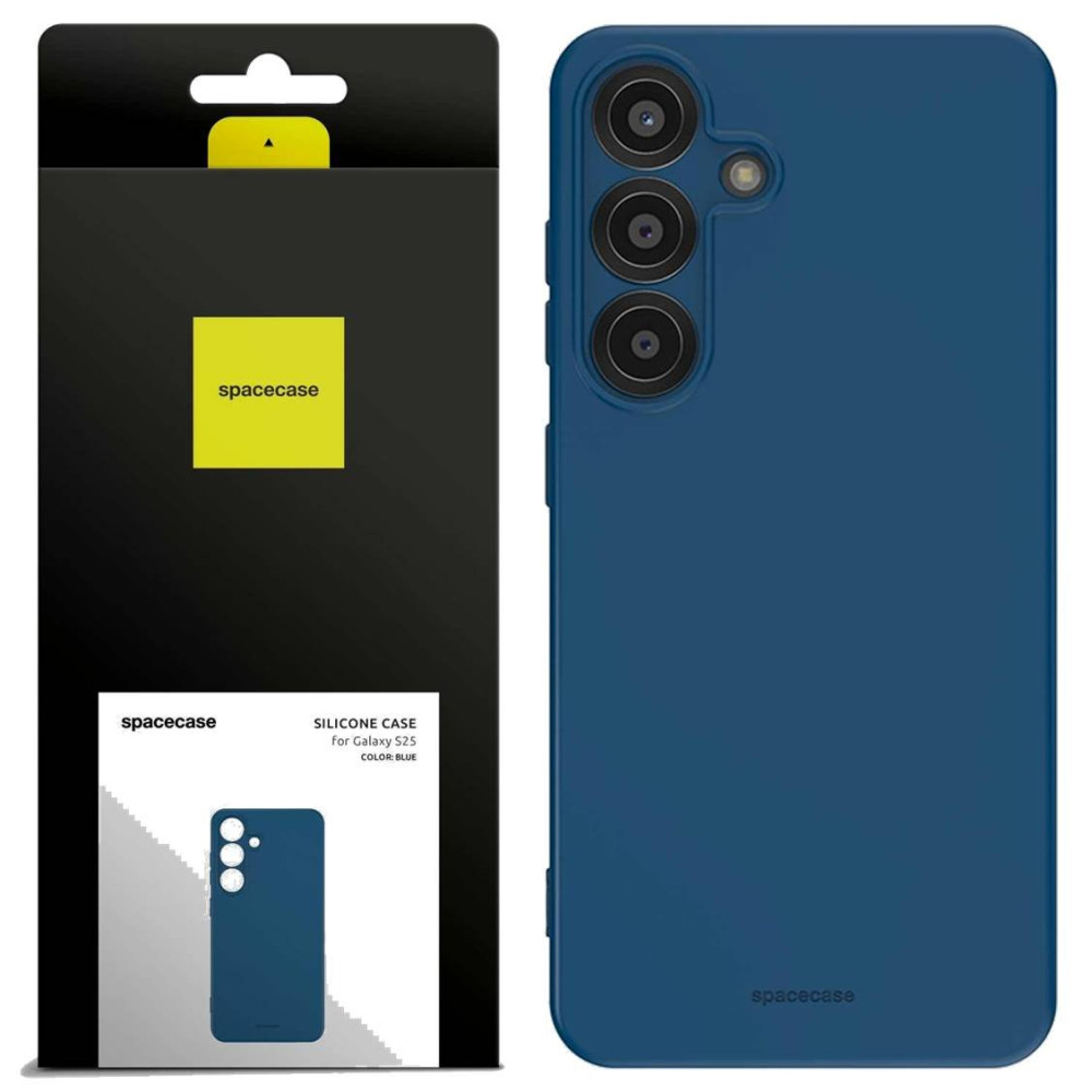 Θήκη Samsung Galaxy S25 Spacecase Silicone Case Σιλικόνης - Blue (5905719114794)