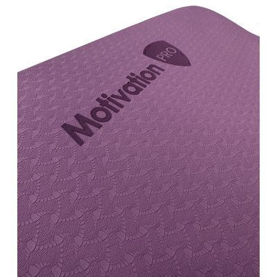 Στρώμα Γυμναστικής MotivationPro Yoga / Pilates με Ιμάντα Μεταφοράς 6mm Πάχος 183 x 61cm - Pink (021281215280)