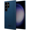 Θήκη Samsung Galaxy S23 Ultra Nekit Fiber Σκληρή με MagSafe Aramid Fiber 1mm 1500D Kevlar - Blue (8719246469787)