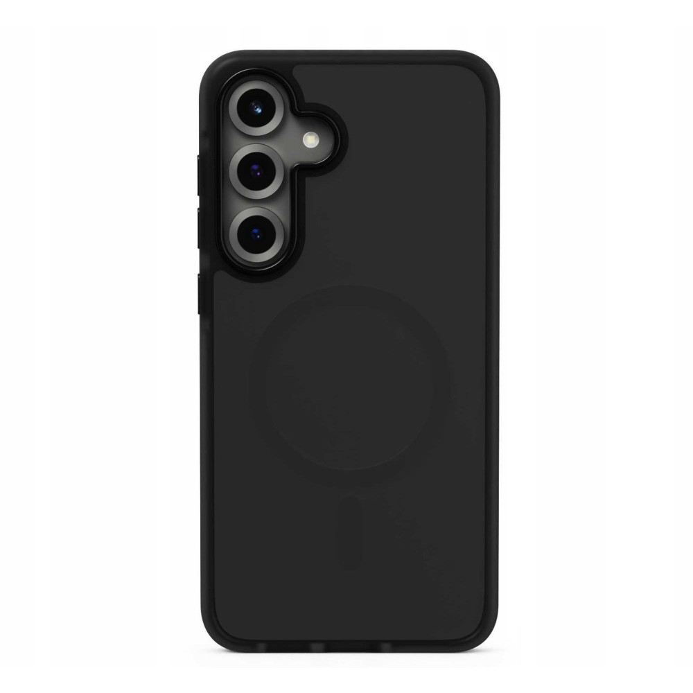 Θήκη Samsung Galaxy S25 Plus Spacecase Hybrid Fusion Mag Ημιδιάφανη Σκληρή με MagSafe - Black (5905719114282)