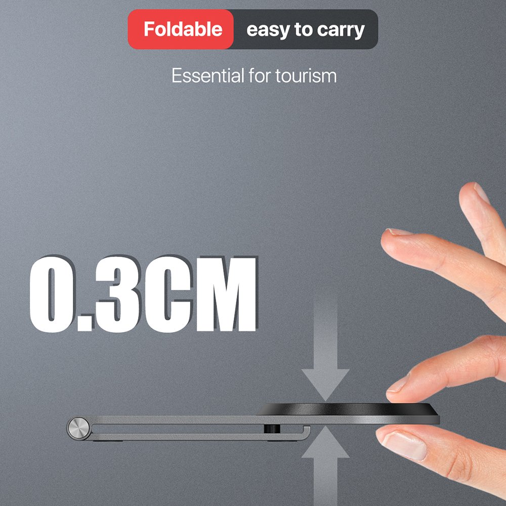 Βάση Ασύρματης Φόρτισης Veger Q7 Αλουμινίου Αναδιπλούμενη Qi2 Μαγνητική MagSafe 15W - Tarnish (6977525750014)