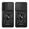 Θήκη Samsung Galaxy A36 Tech-Protect Camshield Pro Ανθεκτική με Κάλυμμα για την Κάμερα & Ring Holder - Black (5906302362332)