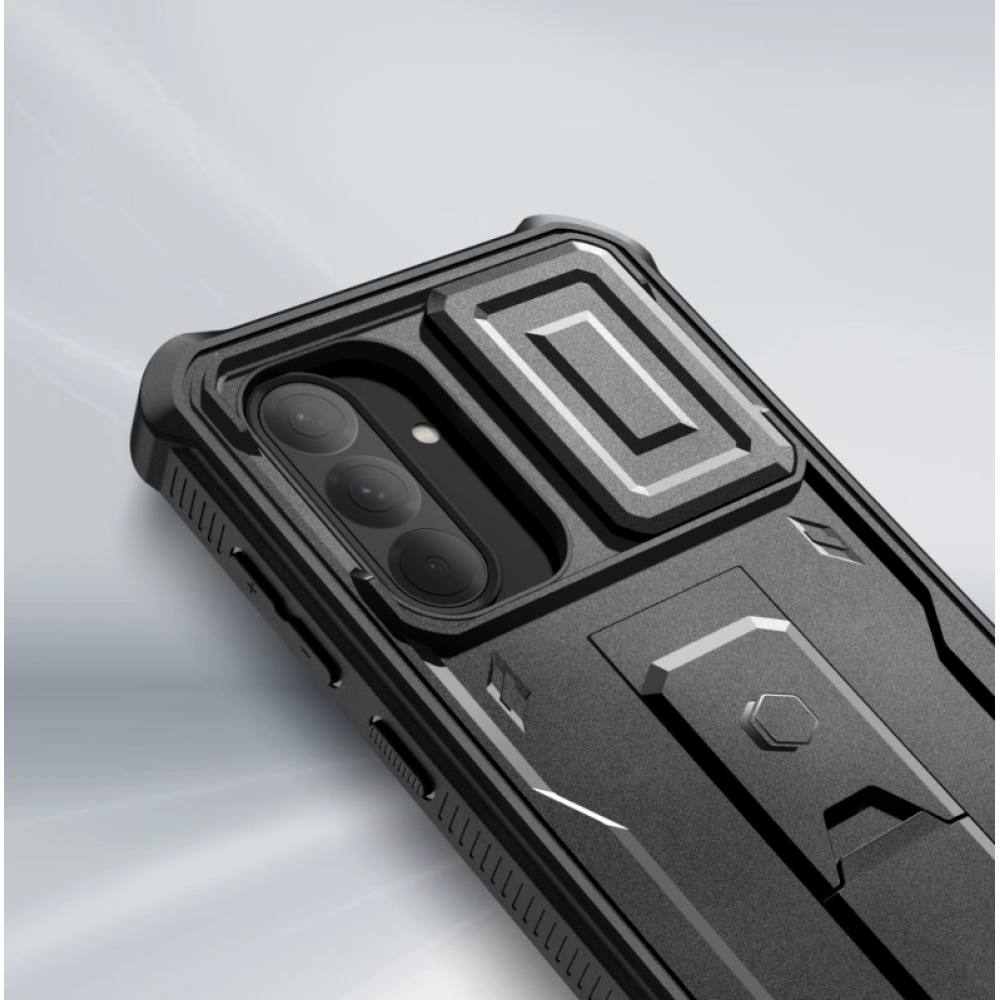 Θήκη Samsung Galaxy A36 Tech-Protect Kevlar Cam Plus Full Body 360° Ανθεκτική με Κάλυμμα για την Κάμερα - Black (5906302360840)
