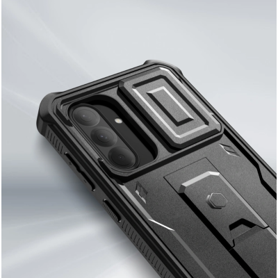 Θήκη Samsung Galaxy A36 Tech-Protect Kevlar Cam Plus Full Body 360° Ανθεκτική με Κάλυμμα για την Κάμερα - Black (5906302360840)