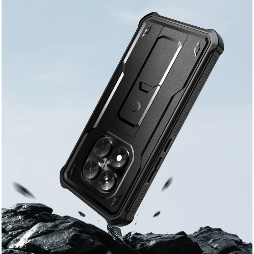 Θήκη Xiaomi Redmi Note 14 Pro 5G / Poco X7 Tech-Protect Kevlar Pro Full Body 360° Ανθεκτική - Black (5906302361397)