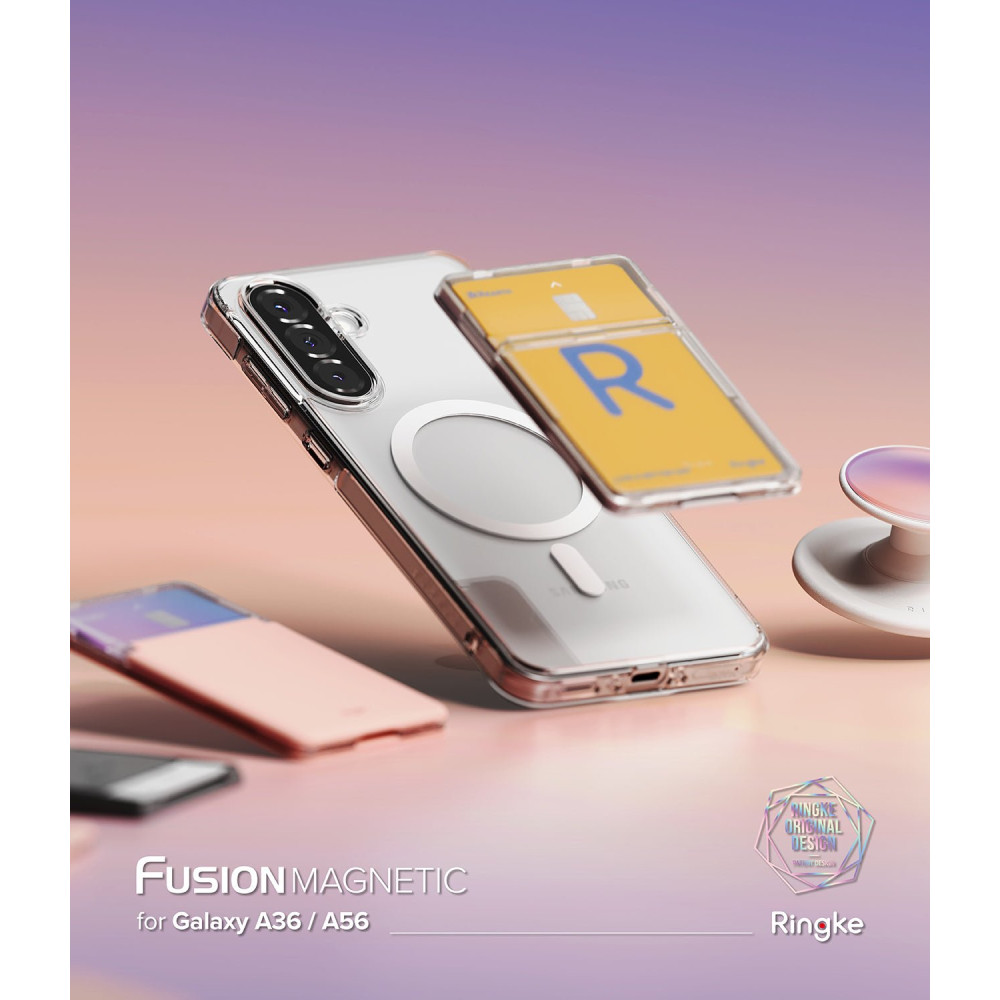 Θήκη Samsung Galaxy A56 / A36 Ringke Fusion Magnetic Ανθεκτική με MagSafe - Clear (8800293852124)