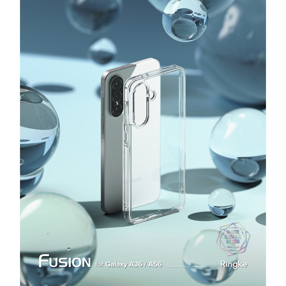 Θήκη Samsung Galaxy A56 / A36 Ringke Fusion Σκληρή με TPU Bumper - Clear (8800293852063)