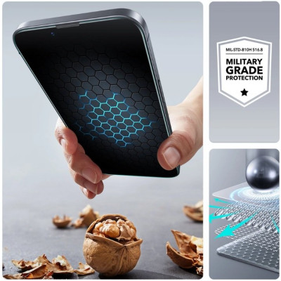 Tempered Glass iPhone 16e / 14 / 13 / 13 Pro ESR UltraFit Classic Αντιχαρακτικό Γυαλί Προστασίας Οθόνης 2 Τεμάχια - Clear (4894240266144)