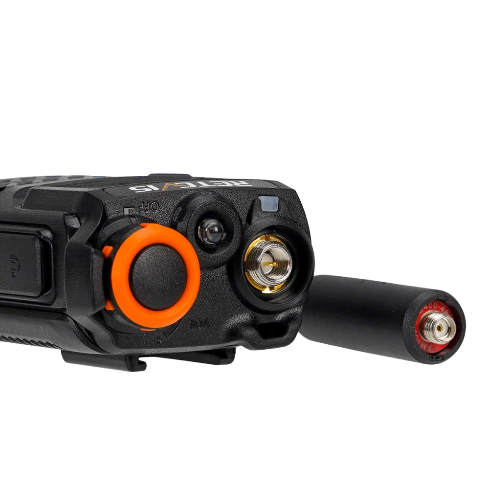 Πομποδέκτης Retevis RA79 VHF/UHF Ασύρματος Επαναφορτιζόμενος με Φακό & Μπαταρία 1.400mAh 5W Aviation Band EU Ver - Black (A9267B)