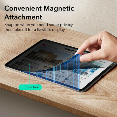 Μεμβράνη Προστασίας iPad Air 13" 2025 / 2024 ESR Magnetic Privacy Μαγνητική Απορρήτου Οθόνης (4894240212042)
