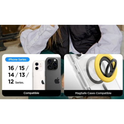 Βάση Στήριξης Spigen Nano Pop Phone Holder MagFit Μαγνητικό MagSafe Δαχτυλίδι / Ring Holder - Mango Yellow (AMP09027)