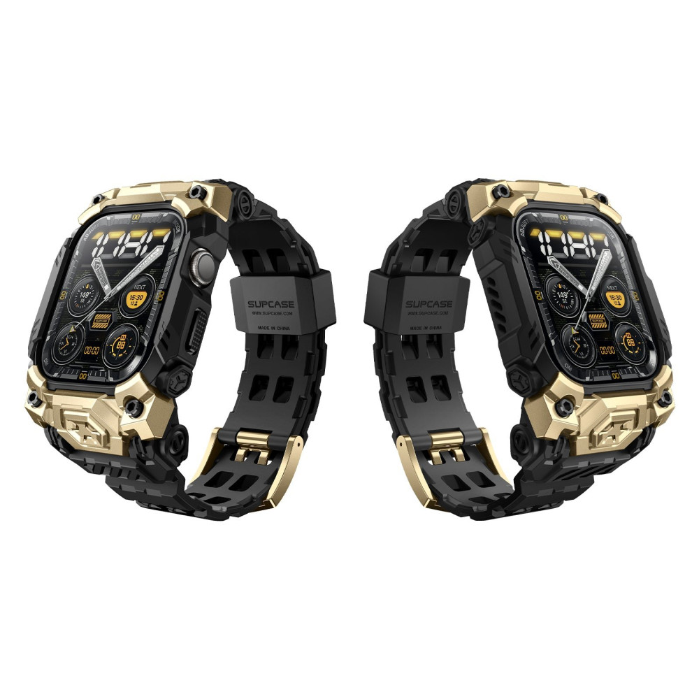 Θήκη Apple Watch 11 / 10 46mm Supcase Unicorn Beetle Ore Wristband Case Ανθεκτική Unibody - Gold (843439155732)