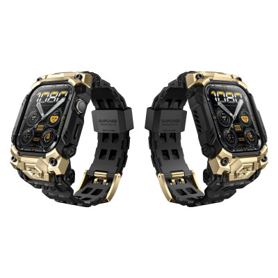 Θήκη Apple Watch 11 / 10 46mm Supcase Unicorn Beetle Ore Wristband Case Ανθεκτική Unibody - Gold (843439155732)