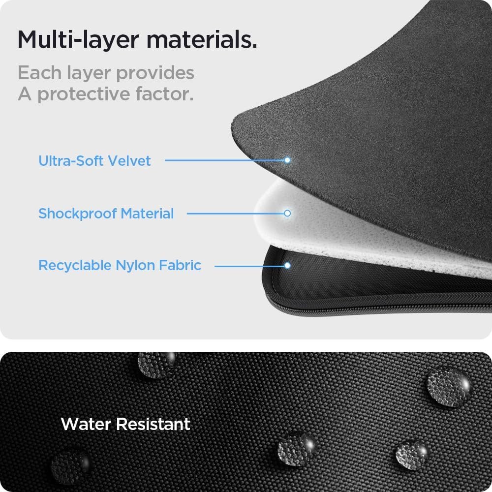Θήκη Laptop Spigen Basic Laptop Pouch για Laptop έως 14'' - Black (AFA07004)