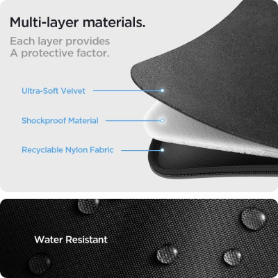 Θήκη Laptop Spigen Basic Laptop Pouch για Laptop έως 14'' - Black (AFA07004)