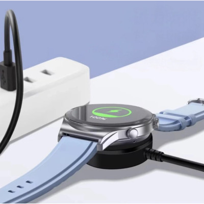 Φορτιστής Tech-Protect MC03 Ultraboost Ασύρματο Μαγνητικό Type-C Καλώδιο για Samsung Galaxy Watch 2.5W 100cm - Black (5906302361403)