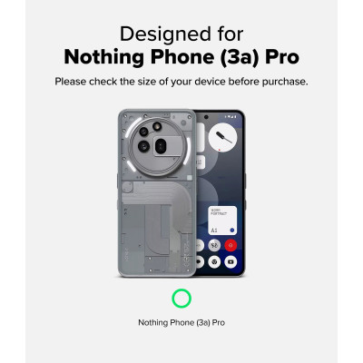 Θήκη Nothing Phone 3a Pro Ringke Fusion X Σκληρή - Black (8800293853640)