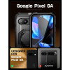 Θήκη Google Pixel 9a Supcase Unicorn Beetle Grip Mag Ανθεκτική με MagSafe & KickStand - Black (843439157811)
