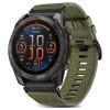 Λουράκι Garmin Fenix 3 / 5X / 3HR / 5X Plus / 6X / 6X Pro / 7X / 8 (51mm) Tech-Protect Nylon Classic - Olive Green (5906302376759)