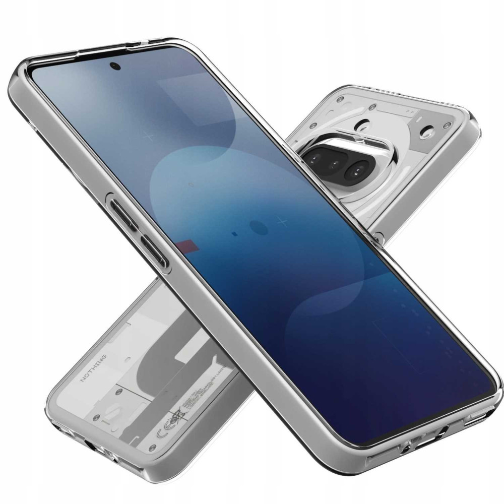 Θήκη Nothing Phone 3a Spacecase Clear Case Σκληρή Διάφανη 1mm - Transparent (5905719119102)