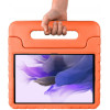 Θήκη Samsung Galaxy Tab S7 Plus / S7 FE 12.4" HappyCase Ανθεκτική για Παιδιά - Orange (8719246392344)