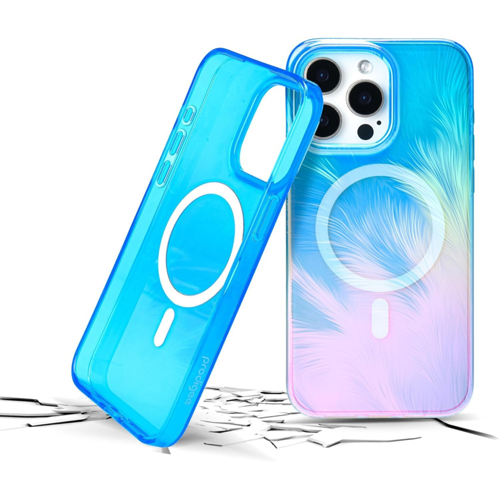 Θήκη iPhone 16 Pro Max Prodigee Pampas Ανθεκτική & Ιριδίζουσα με MagSafe - Breeze (IPH16P-6.7-PMPS-BRZ)