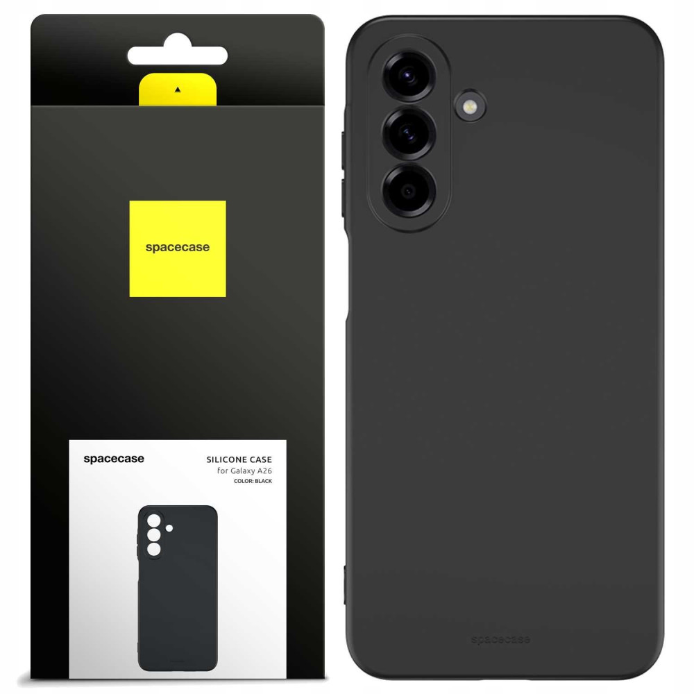 Θήκη Samsung Galaxy A26 Spacecase Silicone Case Σιλικόνης - Black (5905719117573)