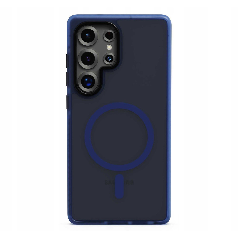 Θήκη Samsung Galaxy S25 Ultra Spacecase Hybrid Fusion Mag Ημιδιάφανη Σκληρή με MagSafe - Blue (5905719114312)