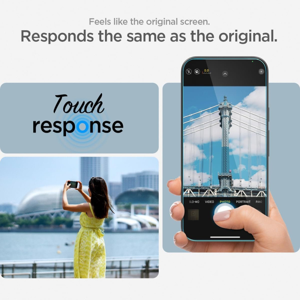 Tempered Glass Google Pixel 9a Spigen GLAS.tR EZ Fit Αντιχαρακτικό Γυαλί Προστασίας Οθόνης 2 Τεμάχια - Clear (AGL08938)