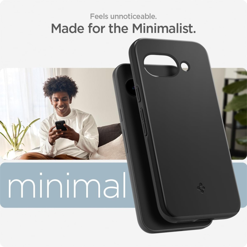 Θήκη Google Pixel 9a Spigen Thin Fit MagFit Σκληρή με MagSafe - Black (ACS09037)