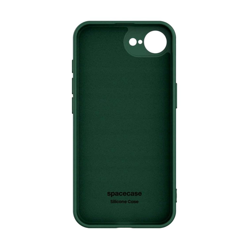 Θήκη iPhone 16e Spacecase Silicone Case Σιλικόνης - Dark Green (5905719117894)