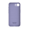 Θήκη iPhone 16e Spacecase Silicone Case Σιλικόνης - Light Purple (5905719117900)