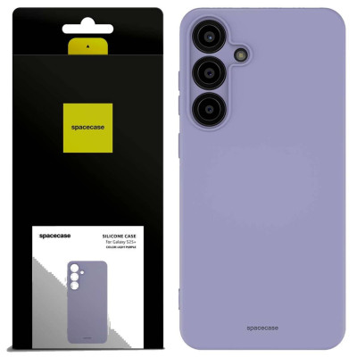 Θήκη Samsung Galaxy S25 Plus Spacecase Silicone Case Σιλικόνης - Light Purple (5905719114862)