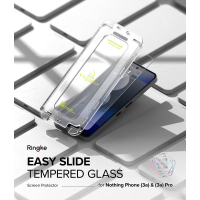 Tempered Glass Nothing Phone 3a / 3a Pro Ringke Easy Slide Αντιχαρακτικό Γυαλί Προστασίας Οθόνης 2 Τεμάχια - Clear (8800293853695)