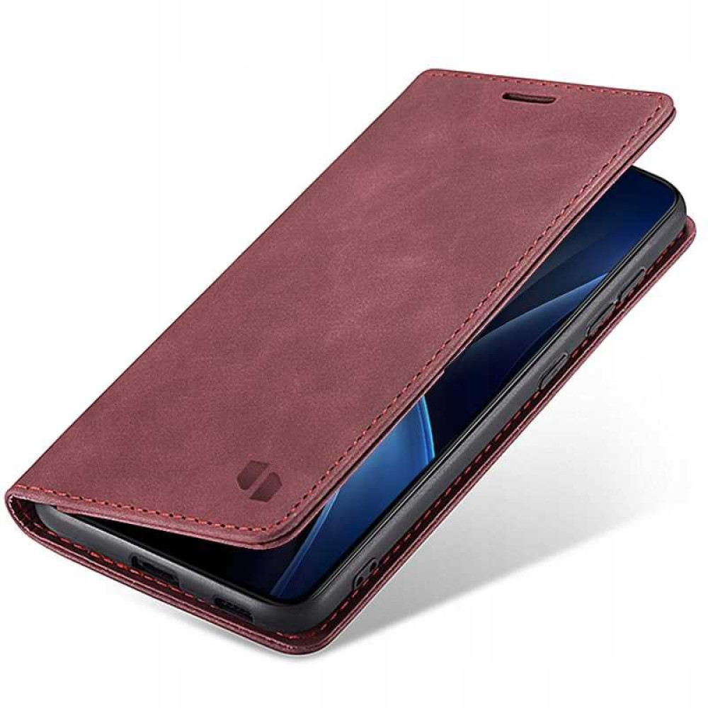 Θήκη Samsung Galaxy S25 Spacecase Wallet Πορτοφόλι - Red (5905719114633)