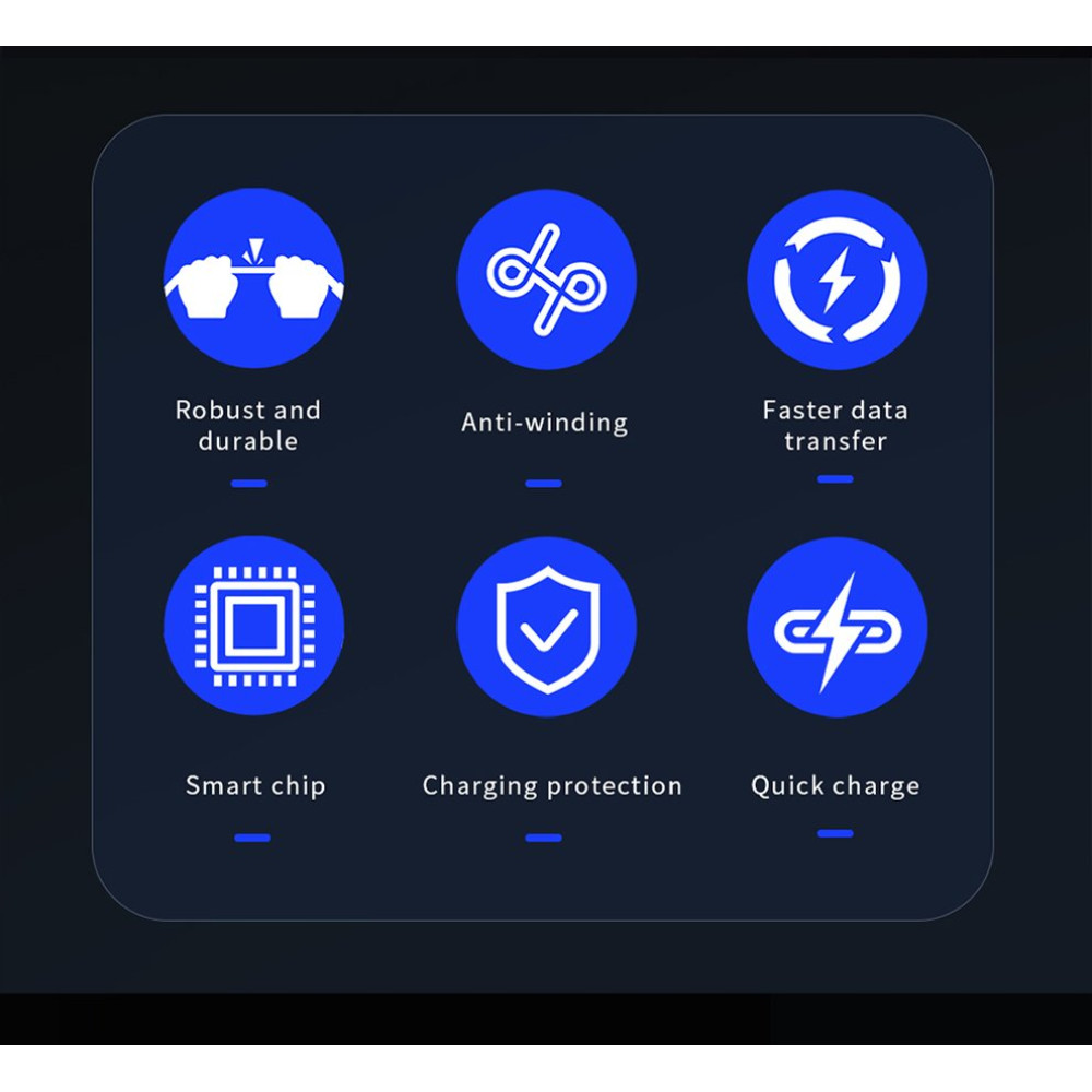 Καλώδιο Recci Warrior RS12CL Φόρτισης & Μεταφοράς Δεδομένων Type-C σε Lightning 200cm 20W - Black (6955482523384)