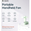 Ανεμιστηράκι JisuLife F8X Handheld Fan Life8 Plus Φορητό Επαναφορτιζόμενο με Λουράκι Χειρός / Φακός 60 Lumens & PowerBank με 1 x Θύρα USB-A 4.500mAh - Mint Green (6975061531012)