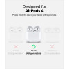 Θήκη AirPods 4th Gen Ringke Silicone Σκληρή - Stone (8800274964211)