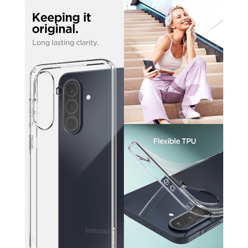 Θήκη Samsung Galaxy A36 Spigen Liquid Crystal Σιλικόνης - Crystal Clear (ACS09167)