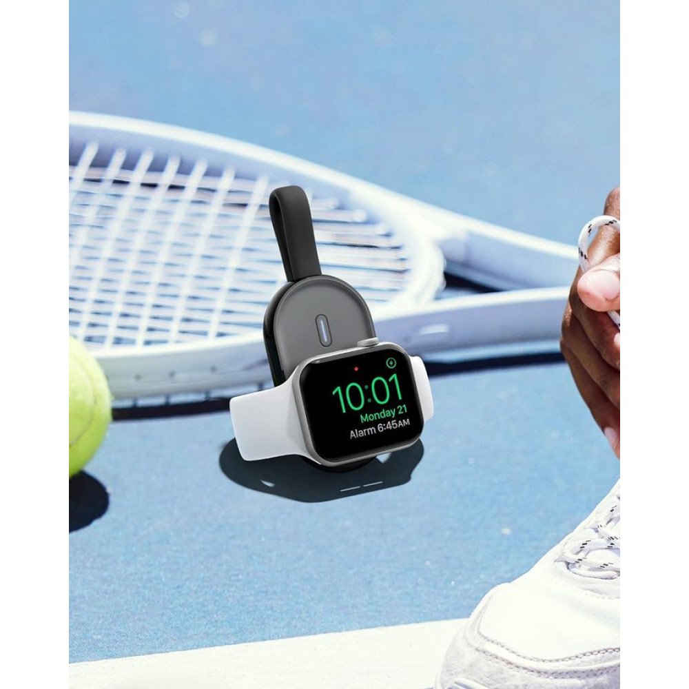 Ασύρματος Φορτιστής Veger W0102 Portable Charger for Apple Watch Φορητός για Apple Watch 1200mAh 2.5W - Black (6977525750489)