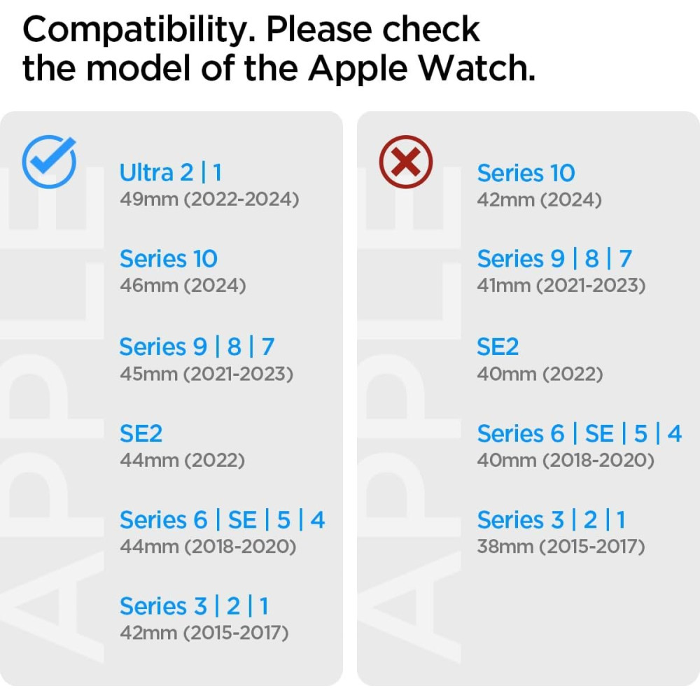 Λουράκι Apple Watch Ultra/SE/11/10/9/8/7/6/5/4 (49/46/45/44mm) Spigen Athlex Air Υφασμάτινο - Active Navy (AMP09036)