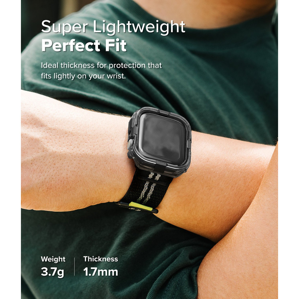 Θήκη Apple Watch 11 / 10 46mm Ringke Fusion Bumper Σκληρή - Black (8800274964112)