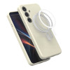 Θήκη Samsung Galaxy S25 Spacecase Silicone Magnetic Case Σιλικόνης με MagSafe - Beige (5905719114169)