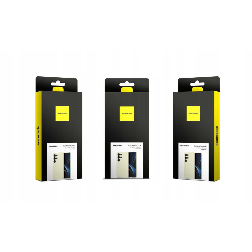 Θήκη Samsung Galaxy S25 Ultra Spacecase Silicone Magnetic Case Σιλικόνης με MagSafe - Beige (5905719114220)