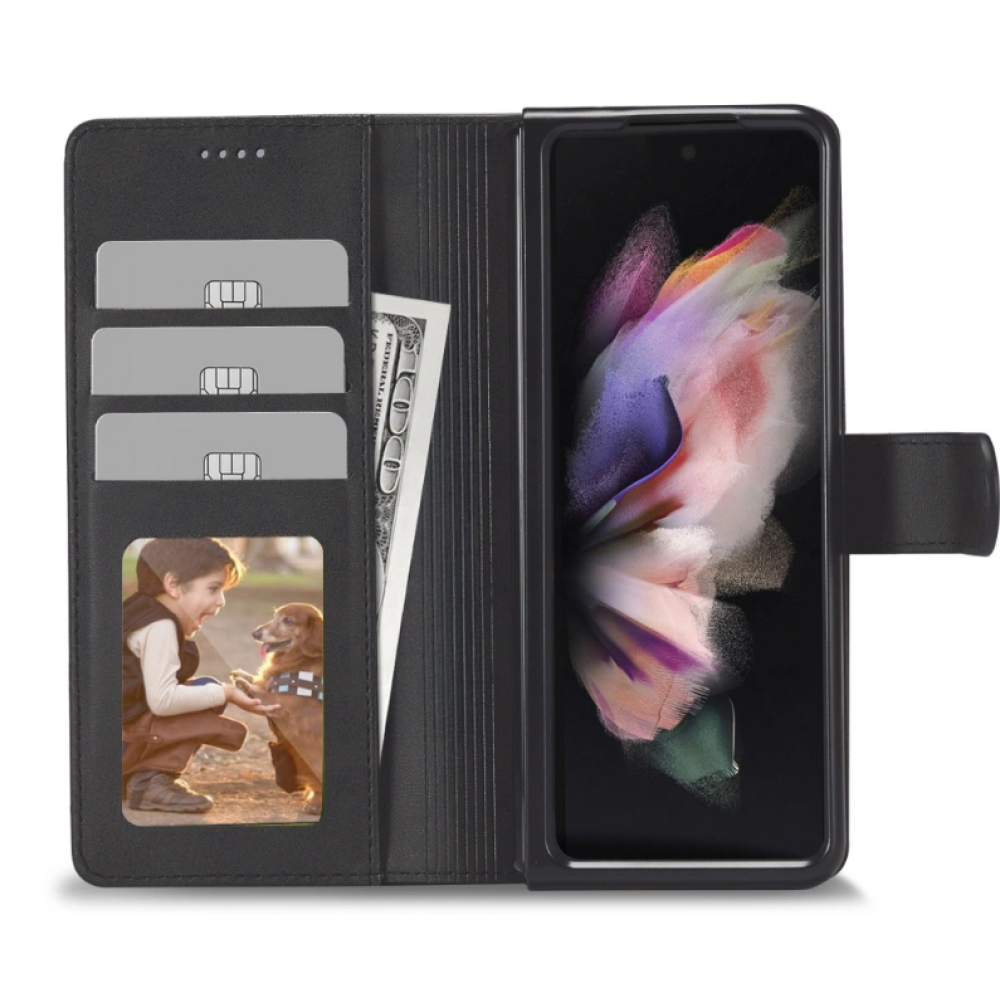 Θήκη Samsung Galaxy Z Fold7 Tech-Protect Wallet Πορτοφόλι - Black (5906302318353)